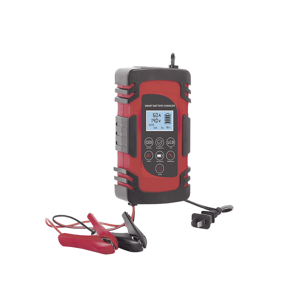 Cargador de Baterías Inteligente 12 o 24 Vcc 2,4 o 6 A Display LCD CHR-80 - SILYMX