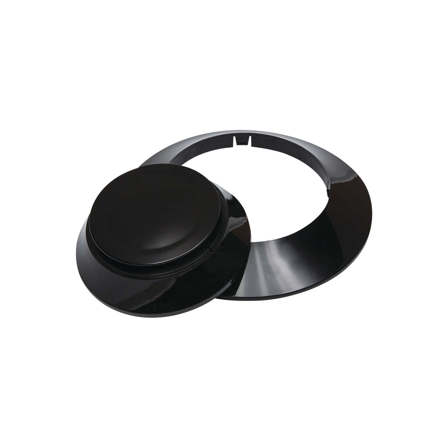 Kit de acabado negro con 10 cubiertas y 10 anillos embellecedores para base de detectores direccionables Fire-Lite