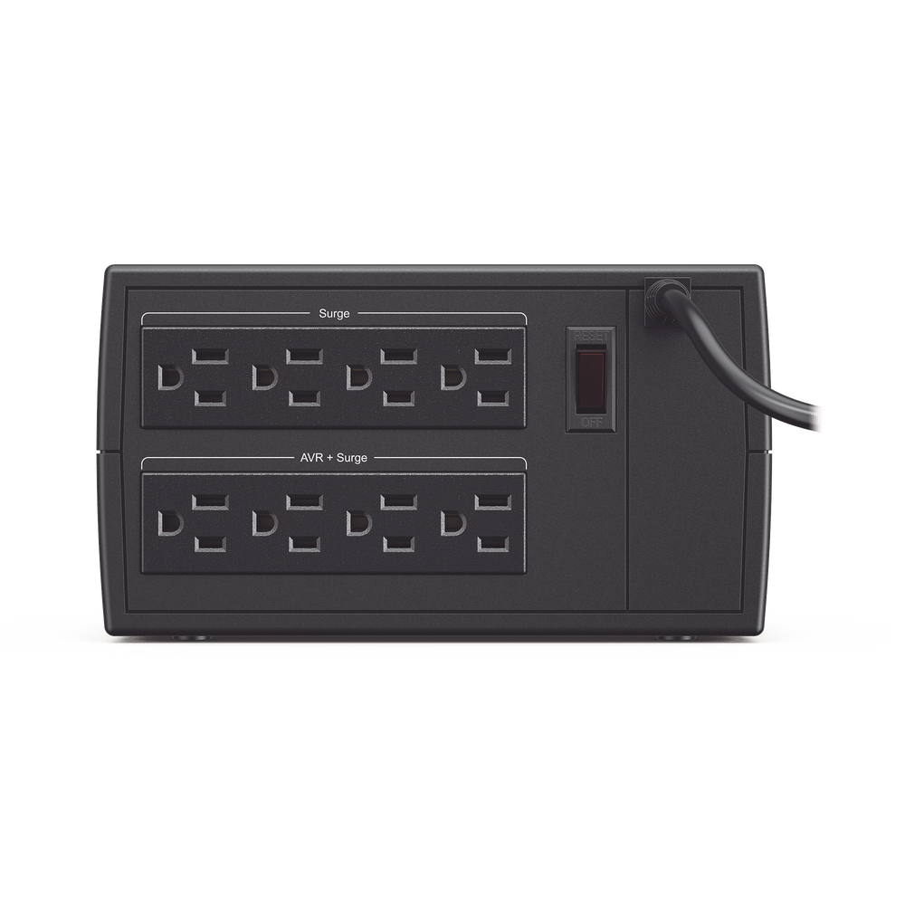 Regulador De Voltaje CyberPower 1000VA/500W 8 Salidas Supresión de Picos a 245 Joules 82-148 VCA CL1000VR - SILYMX