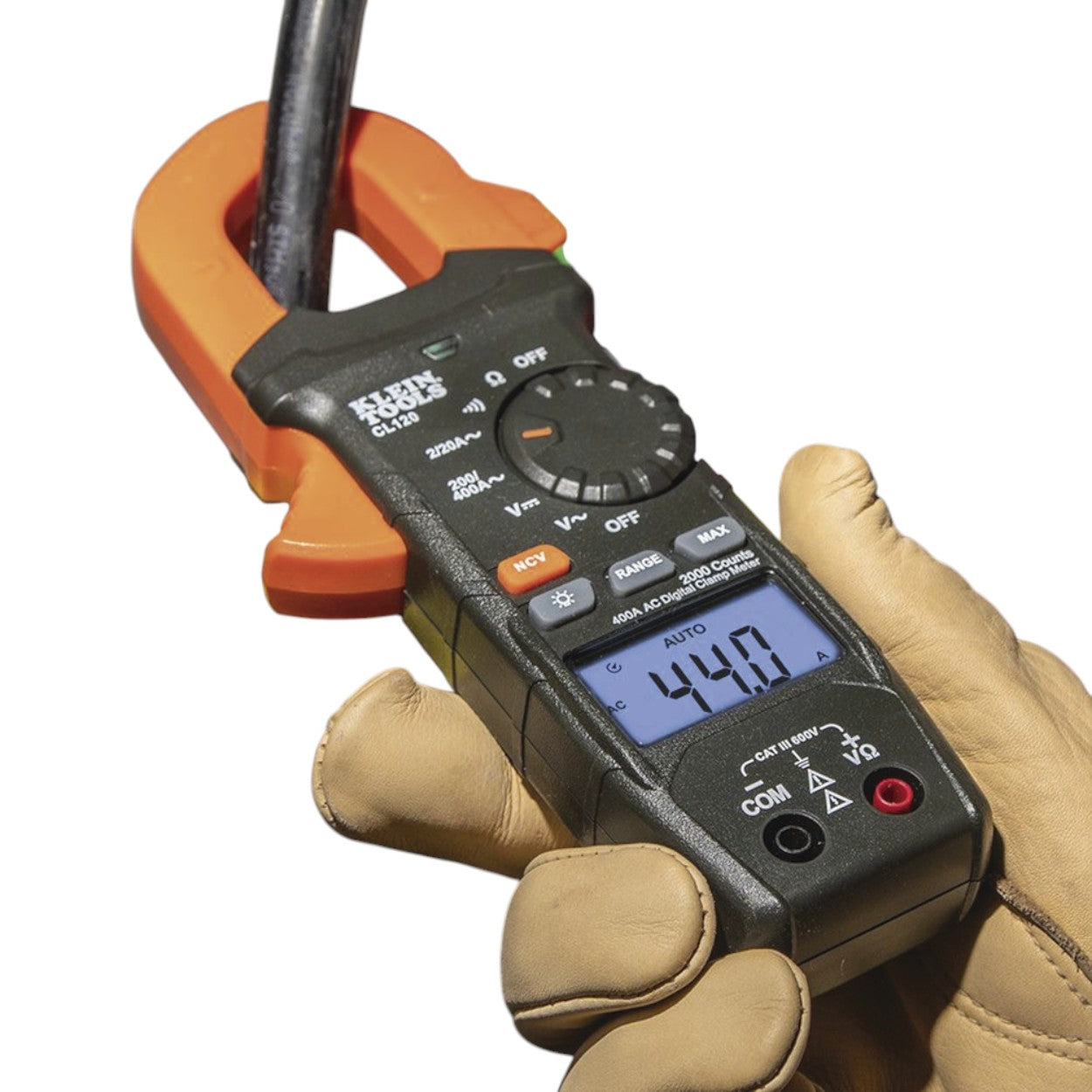 Amperímetro Digital de Gancho de Rango Automático de 400 A CA CL-120 - SILYMX