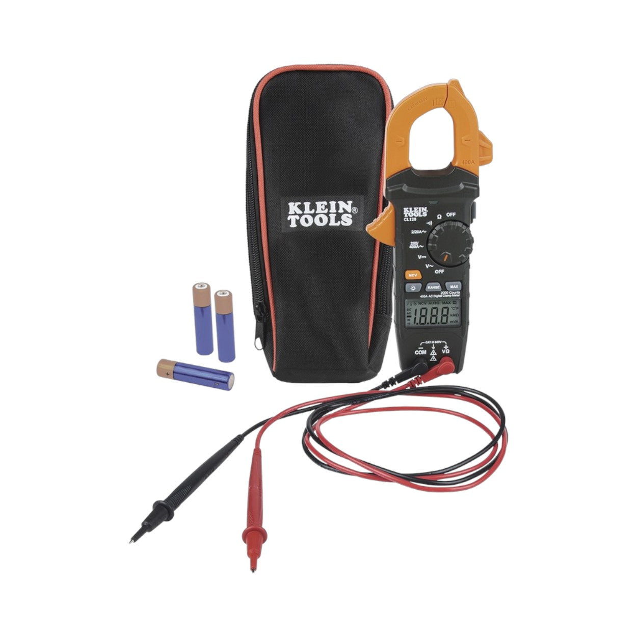 Amperímetro Digital de Gancho de Rango Automático de 400 A CA CL-120 - SILYMX