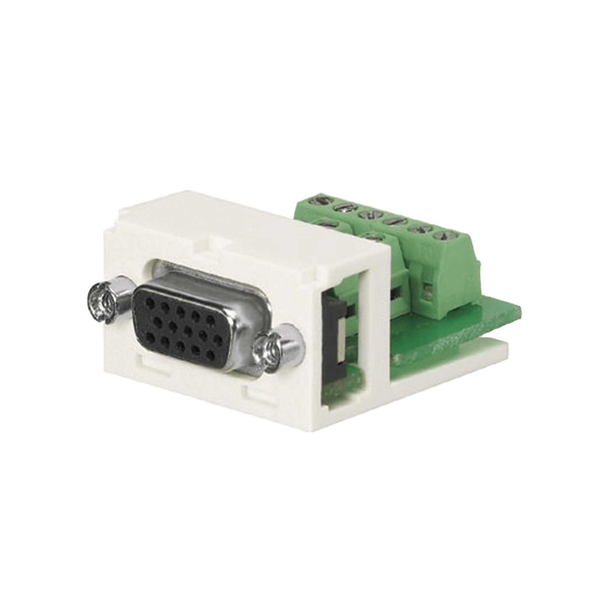 Modulo Panduit Con Conector Svga 15 Pin Blanco Montado En Circuito Cmd15Hdiwy Cmd15Hdiwy - SILYMX