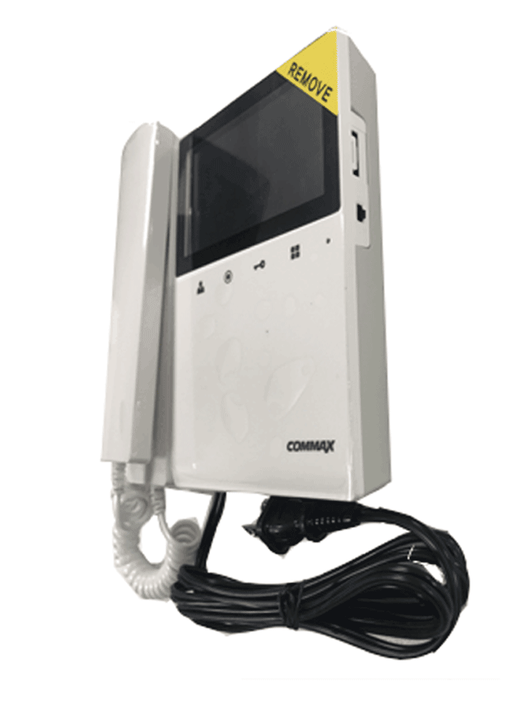 Paquete de videoportero que incluye monitor de 4.3 pulgadas, frente de calle de aluminio y auricular con conexion al monitor, contesta desde el monitor o el auricular Monitor y auricular se intercomunican CDV-43K2+DRC40K + DP4-VHP - SILYMX