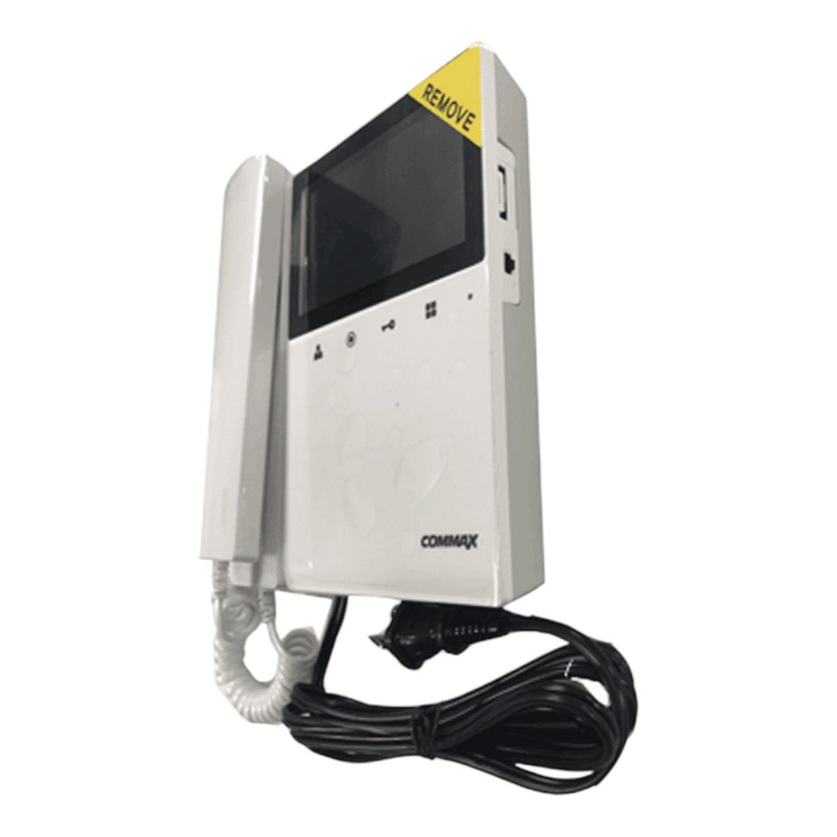 Kit de videoportero Commax a color con monitor de 4.3 pulgadas y auricular, frente de calle comunicación con audio y video función de apertura de puerta no requiere configuración C1 NOV CDV43K2-DRC4LN - SILYMX