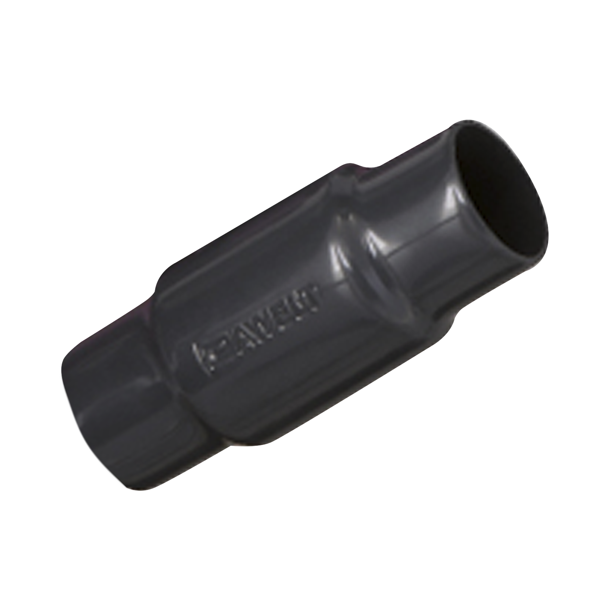 Cople de Aluminio con Recubrimiento Exterior de Pvc e Interior de Uretano Purpura para Conduit  de 3/4" (19 mm).