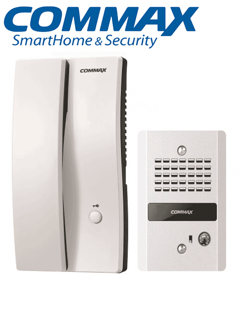 Kit de Audioportero con Apertura de Puerta Soporta un Interfón Extra Modelo DP2S COMMAX DP2SDR2GN - SILYMX