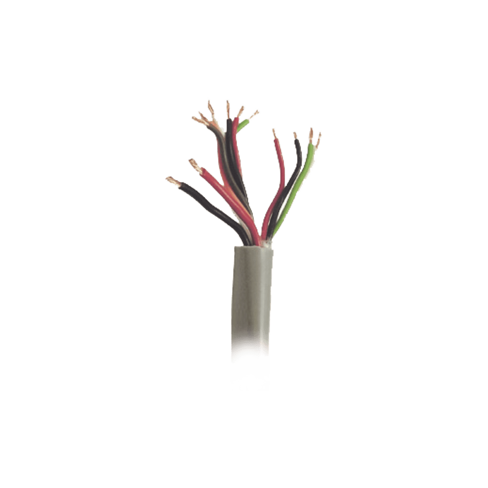 Bobina de Cable Viakon 10x22 + 2x18 AWG 5 Pares Calibre 22 1 Par Calibre 18 Intemperie de 152 Metros Color Gris COMPOSITECBL/152M - SILYMX