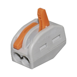 Conector Compacto para 1 Cable de Entrada 1 Cable de Salida Cables Compatibles 12AWG-28AWG CON-1003 - SILYMX