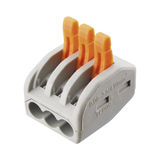 Conector Compacto para 1 Cable de Entrada 2 Cables de Salida Cables Compatibles 12AWG-28AWG CON-1004 - SILYMX