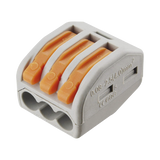 Conector Compacto para 1 Cable de Entrada 2 Cables de Salida Cables Compatibles 12AWG-28AWG CON-1004 - SILYMX