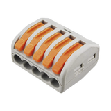 Conector Compacto para 1 Cable de Entrada 4 Cables de Salida Cables Compatibles 12AWG-28AWG CON-1006 - SILYMX