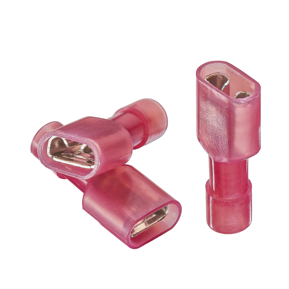 Terminal hembra aislada completa para cables 22-16 AWG Paquete de 25 piezas CON-101-3A-01 - SILYMX