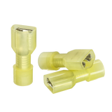 Terminal hembra aislada completa para cables 12-10 AWG Para baterías con terminal F1 25 piezas CON-101-3A-03 - SILYMX