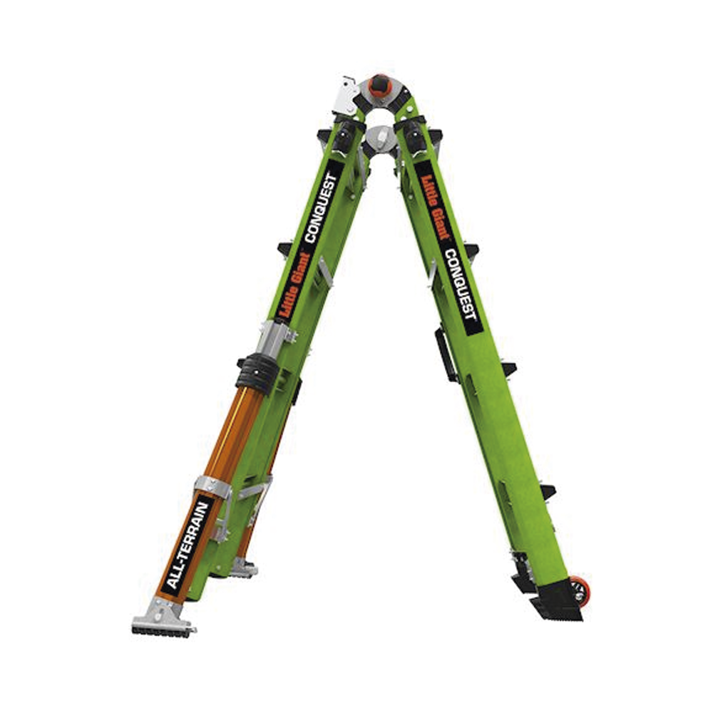 Escalera Multi-Posiciones de 6.7 m 22' para Suelos Inclinados o con Desniveles CONQUEST2.0 - SILYMX