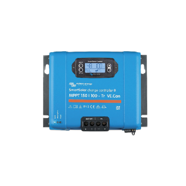 Controlador de carga para banco de baterías de 12 a 48V, Voltaje de entrada Max 250V & 100 A de carga. Potencia FV nominal de 5.8kWp