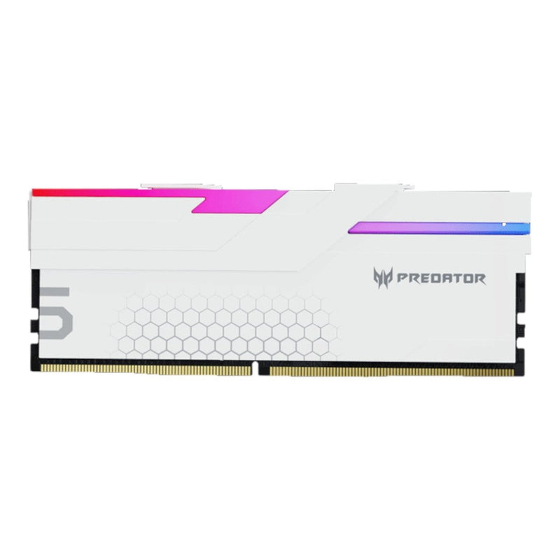 Memoria DDR5 Predator RGB modelo HERMES de 32GB (2*16GB) UDIMM 7200 MT/s BL.9BWWR.405 - SILYMX