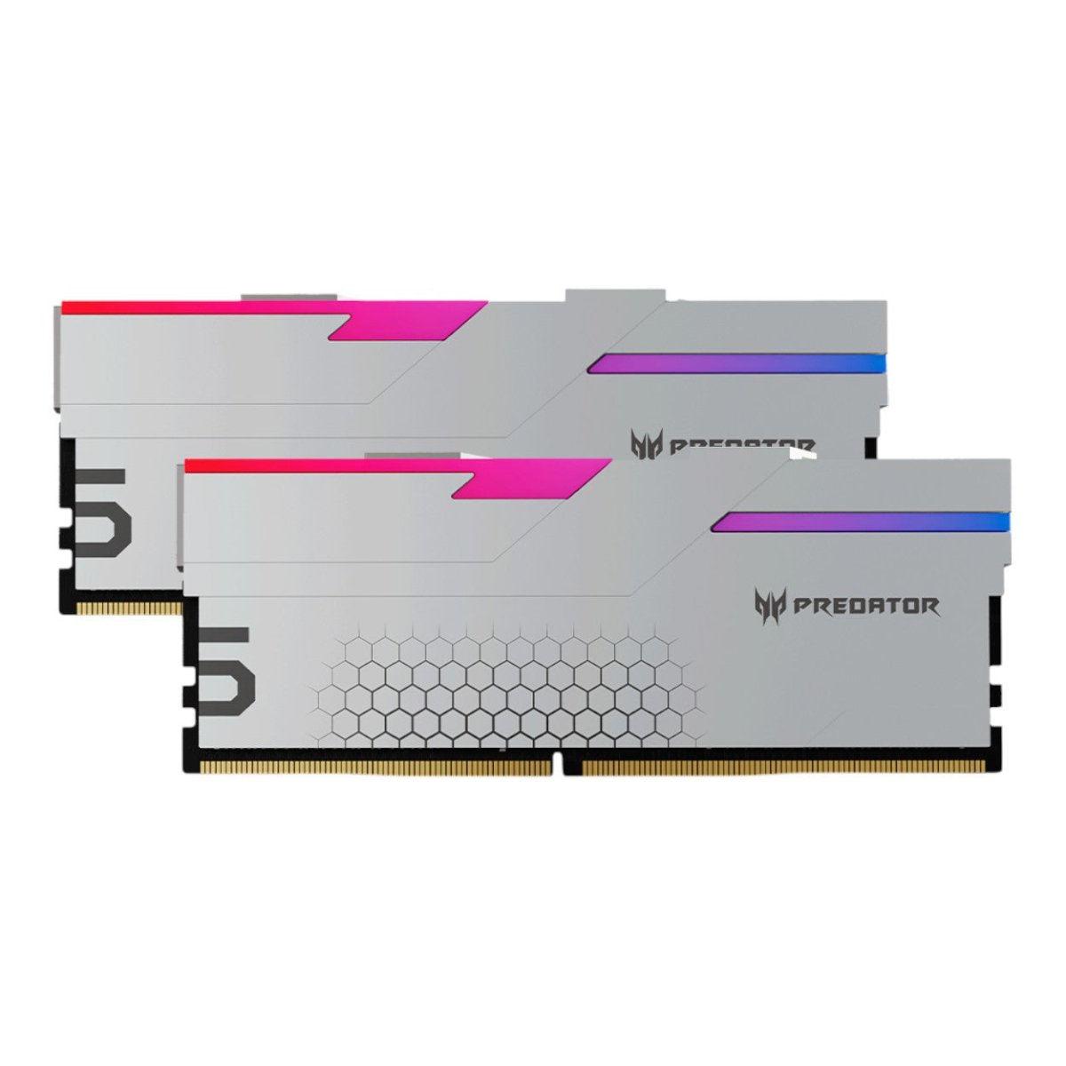 Memoria DDR5 Predator RGB modelo HERMES de 32GB (2*16GB) UDIMM 7200 MT/s BL.9BWWR.407 - SILYMX