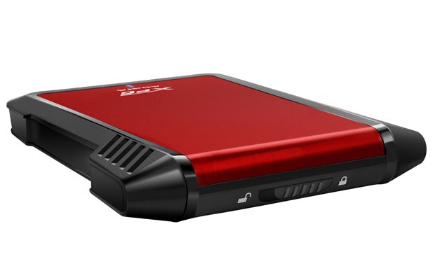 Gabinete Externo ADATA EX500 Rojo – USB 3.2 Gen1, 2.5", SATA III, Compatible con HDD/SSD