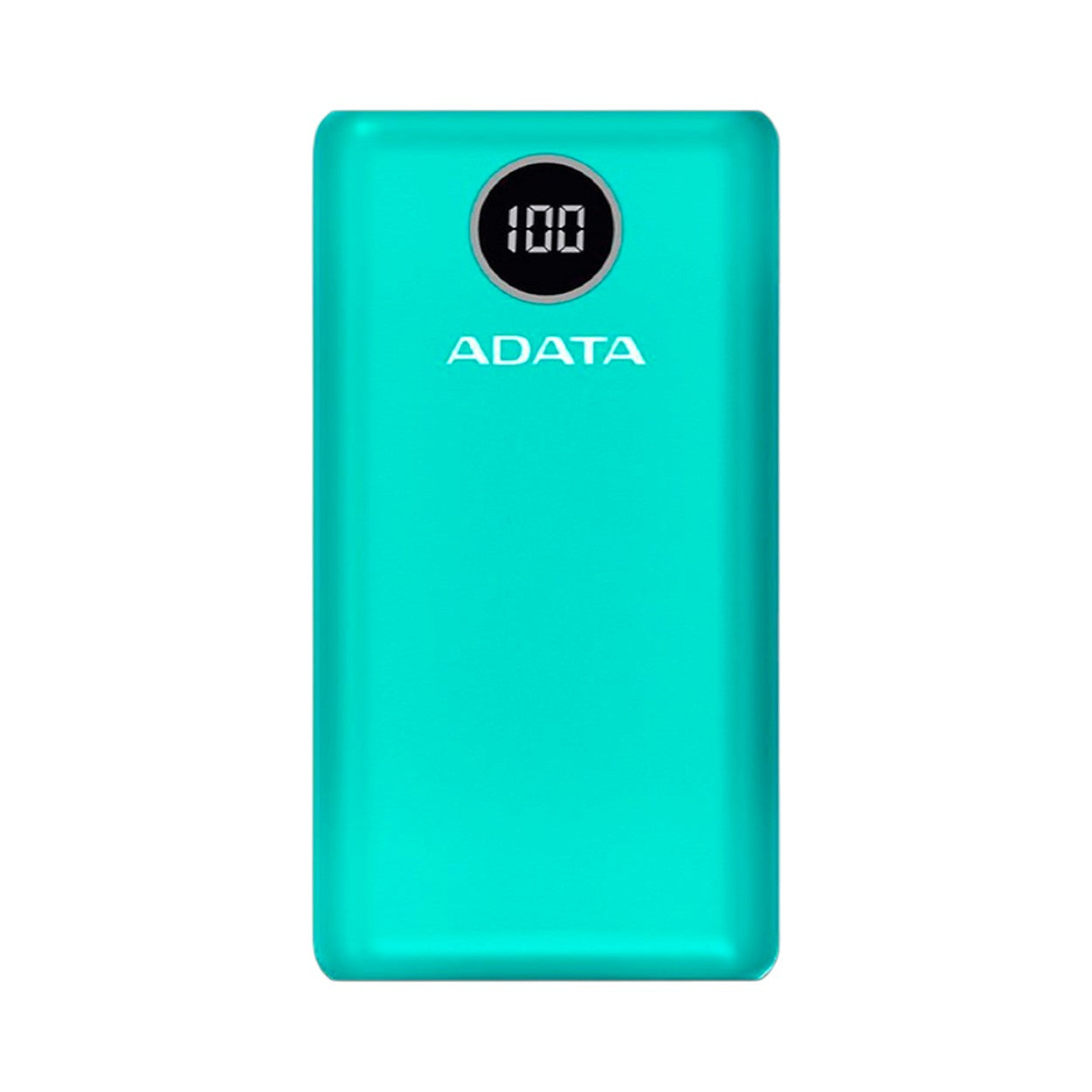 PowerBank ADATA P20000QCD 20,000 mAh, QC 3.0 & USB PD 3.0, LCD, 2×USB-A + 1×USB-C – Verde - SILYMX