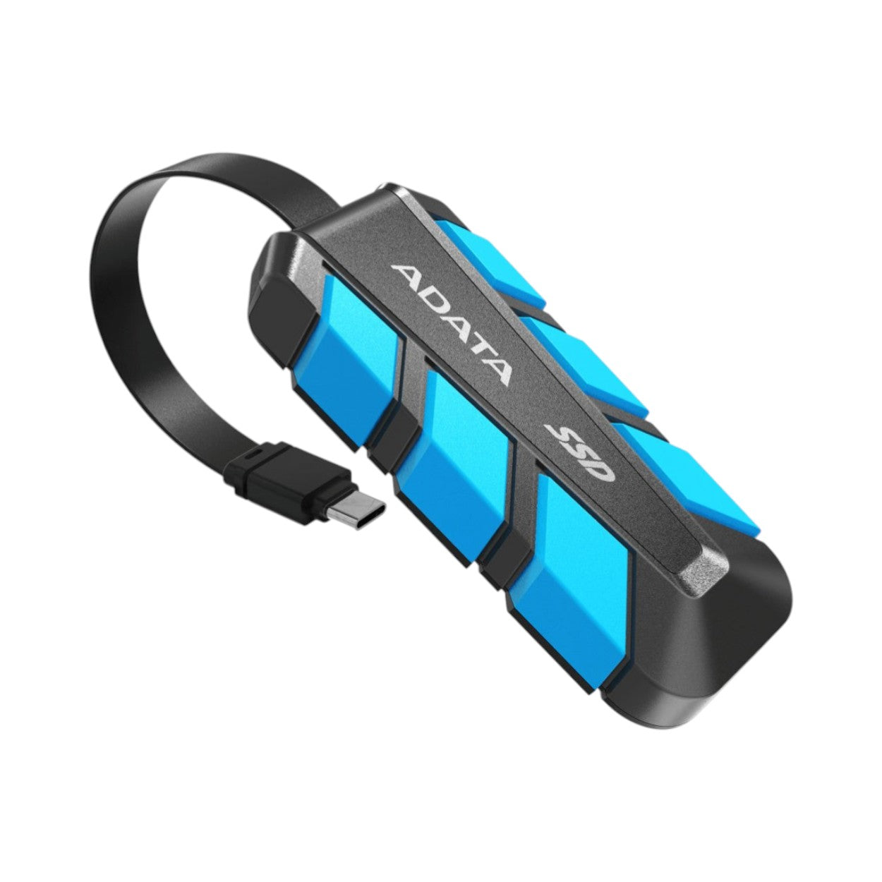 SSD Externo ADATA SC740 1TB · USB-C 3.2 Gen 2 · 1050MB/s · Resistente a Golpes · Negro/Azul · Compatible Xbox Series X|S SC740-1000G-CBU - SILYMX