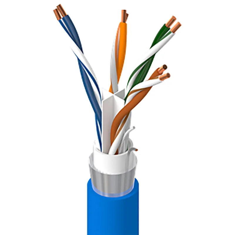 Belden Bobina de Cable Ethernet Cat6 F/UTP · 305 Metros · Blindado · Alto Rendimiento 7953A 0061000 - SILYMX