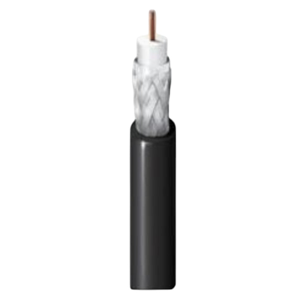 Bobina de Cable Belden RG6 Coaxial 18 AWG 305 Metros Negro 9116X 0101000 - SILYMX