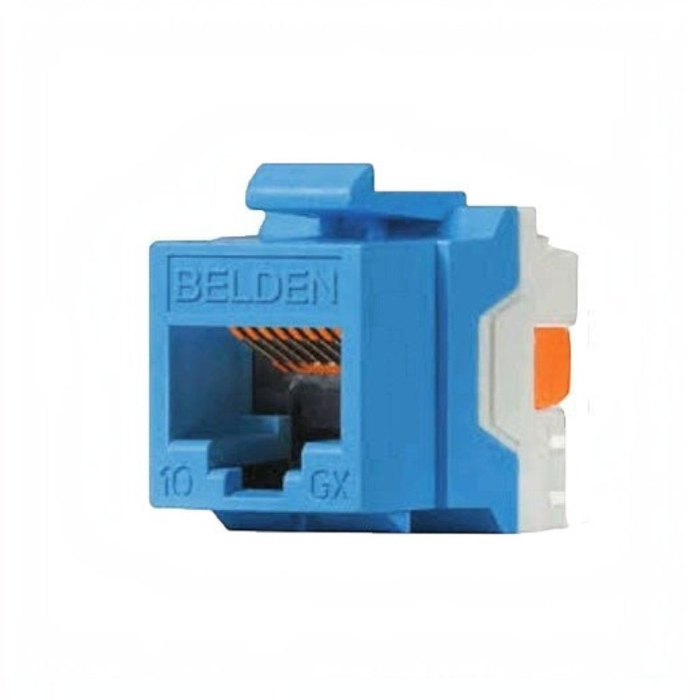 Jack de Red Belden Cat6a RJ-45 Azul - SILYMX