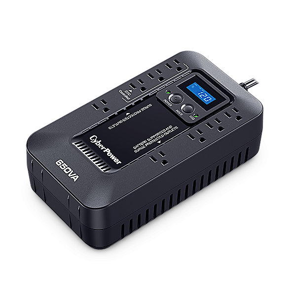 UPS de 650 VA/390 W Topología Standby con Modo Ahorrador ECO Entrada 120 Vca NEMA 5-15P Con 8 Tomas NEMA 5-15R - SILYMX