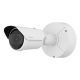 Cámara Bullet IP 4MP Zoom Motorizado 2x AI Detección Persona Vehículo Matrícula IR 60m WDR 120dB PoE+ Hanwha Wisenet PNO-A7082R