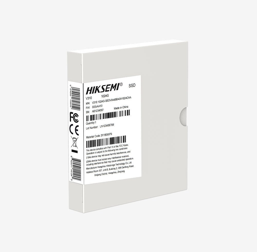 Unidad de estado sólido SSD para Videovigilancia Móvil 512 GB 2.5 Alto Performance Uso 24 7 Resistente en Alta Temperaturas HS-SSD-V310/512G - SILYMX