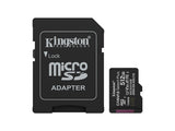 Memoria Flash Kingston Canvas Select Plus Gen 3 512GB · MicroSDXC UHS-I · Clase 10 · V30 · A1 · Incluye Adaptador