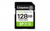 Memoria Flash Kingston Canvas Select Plus 128GB · SD UHS-I · Clase 10 · Hasta 150 MB/s - SILYMX
