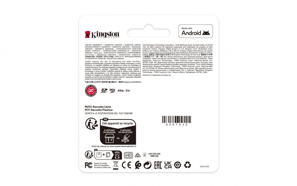 Memorias MicroSD y SDKingstonSDS3/256GBMemoria Flash Kingston Canvas Select Plus 256GB · SD UHS - I · Clase 10 · Hasta 150 MB/s - SILYMX
