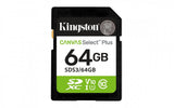 Memorias MicroSD y SDKingstonSDS3/64GBMemoria Flash Kingston Canvas Select Plus SDXC · 64GB · UHS - I Clase 10 · Hasta 100 MB/s SDS3/64GB - SILYMX