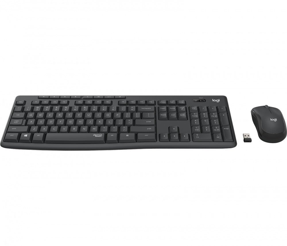 Kit teclado y mouseLogitech920-009792Kit de Teclado y Mouse Logitech MK 295 Silent Inalámbrico USB Negro Español compatible con computador 920 - 009792 - SILYMX