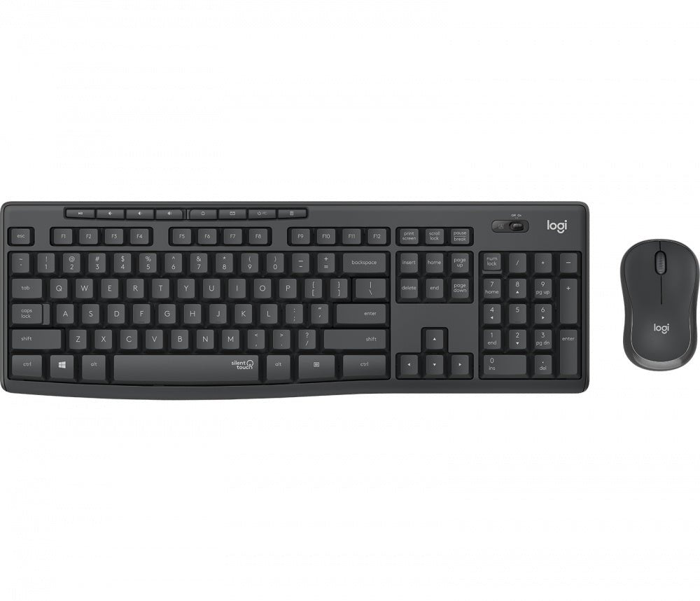 Kit teclado y mouseLogitech920-009792Kit de Teclado y Mouse Logitech MK 295 Silent Inalámbrico USB Negro Español compatible con computador 920 - 009792 - SILYMX