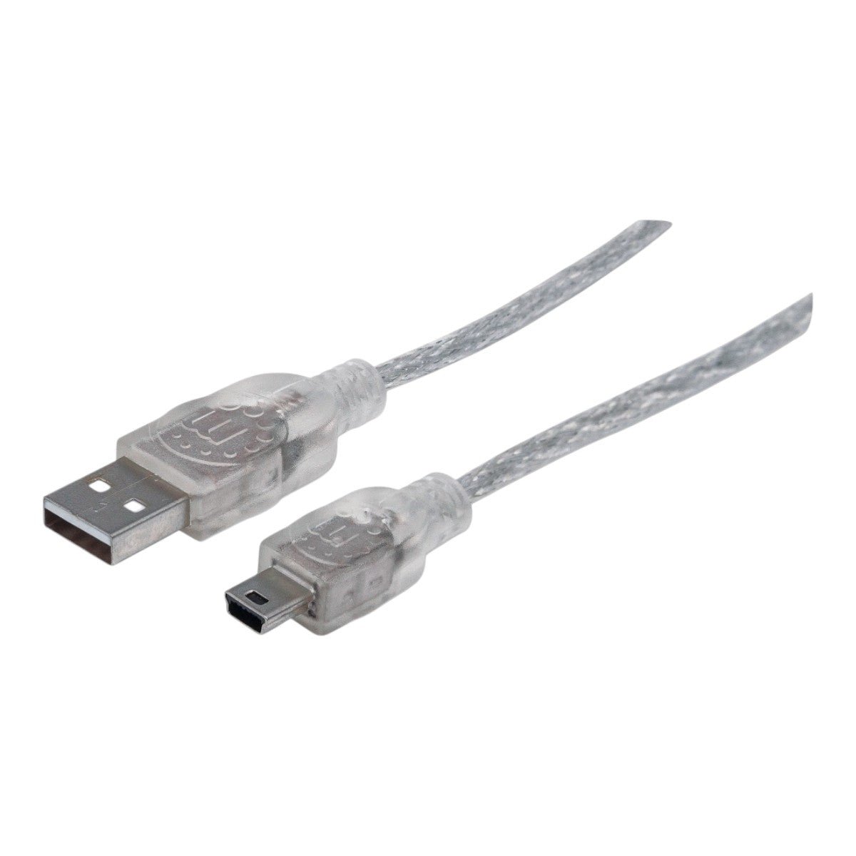 Cable USB V2.0 A-macho/Mini-B-M plata 1.8 m 333412 - SILYMX