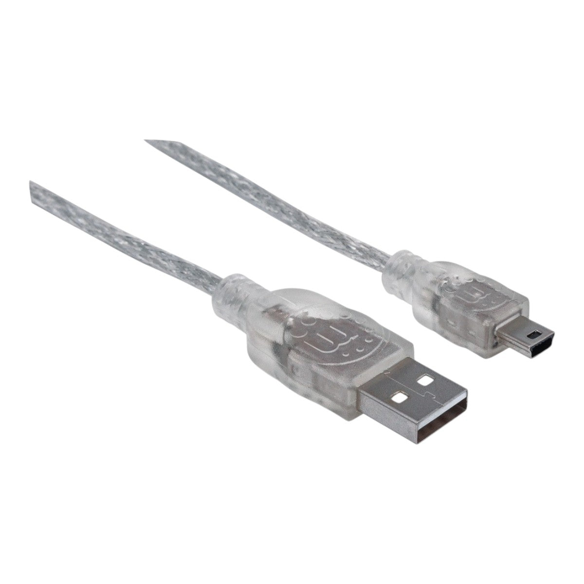 Cable USB V2.0 A-macho/Mini-B-M plata 1.8 m 333412 - SILYMX