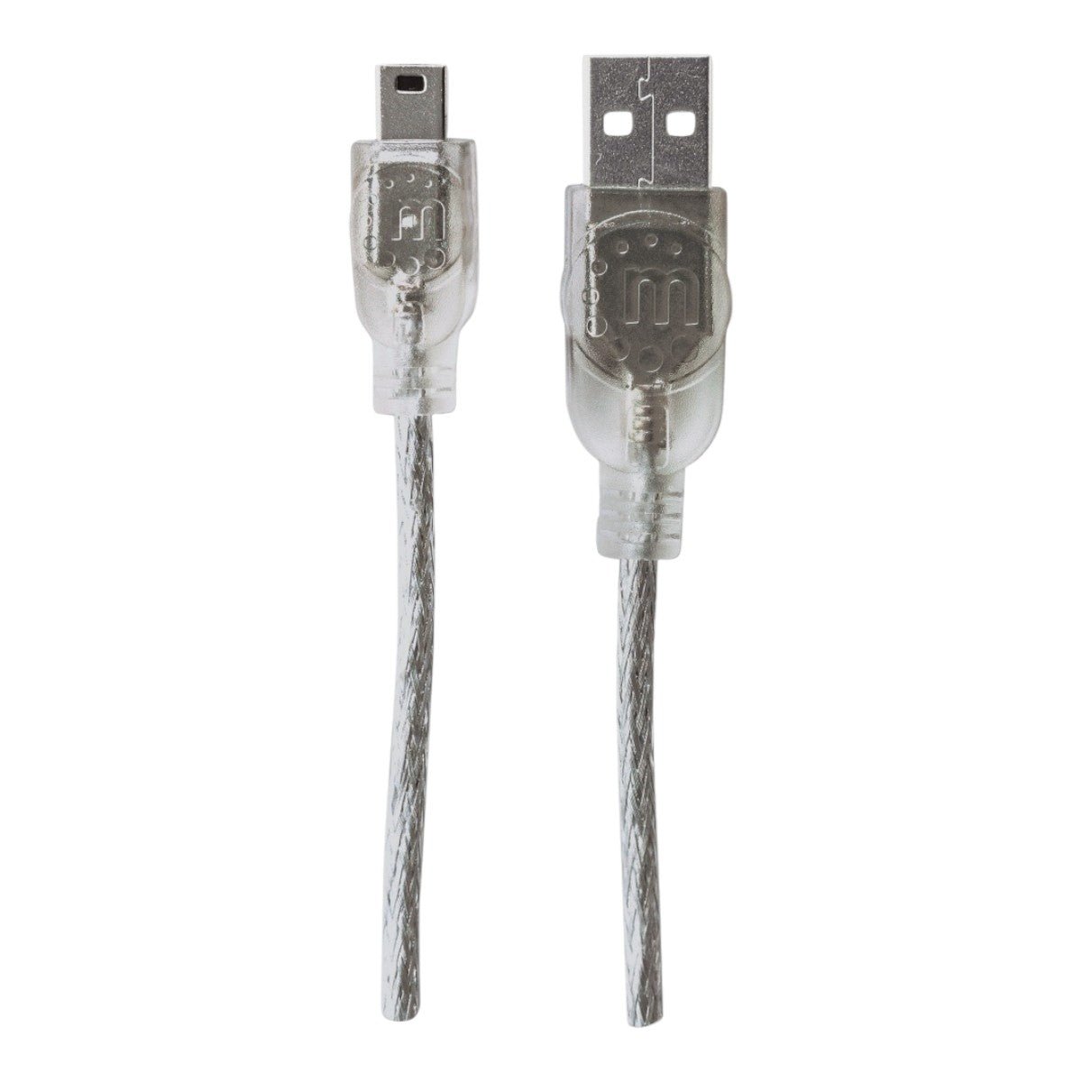 Cable USB V2.0 A-macho/Mini-B-M plata 1.8 m 333412 - SILYMX
