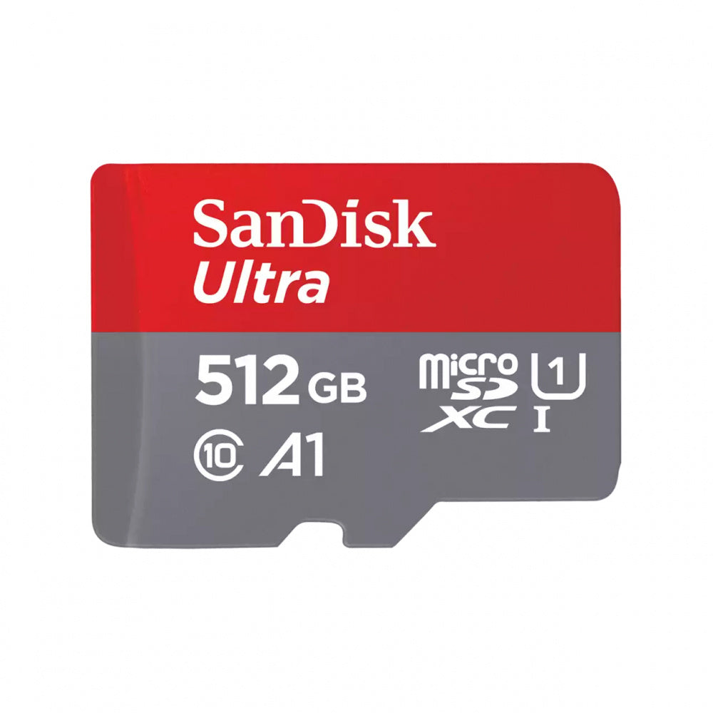 Memoria Flash SanDisk Ultra MicroSDXC · 512GB · UHS-I Clase 10 · A1 · Hasta 150 MB/s · Con Adaptador SDSQUAC-512G-GN6MA - SILYMX