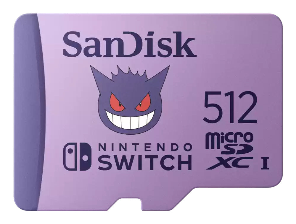 Memoria Flash SanDisk MicroSDXC · 512GB · UHS-I U3 · V30 · Para Nintendo Switch SDSQXAO-512G-GN6ZK - SILYMX