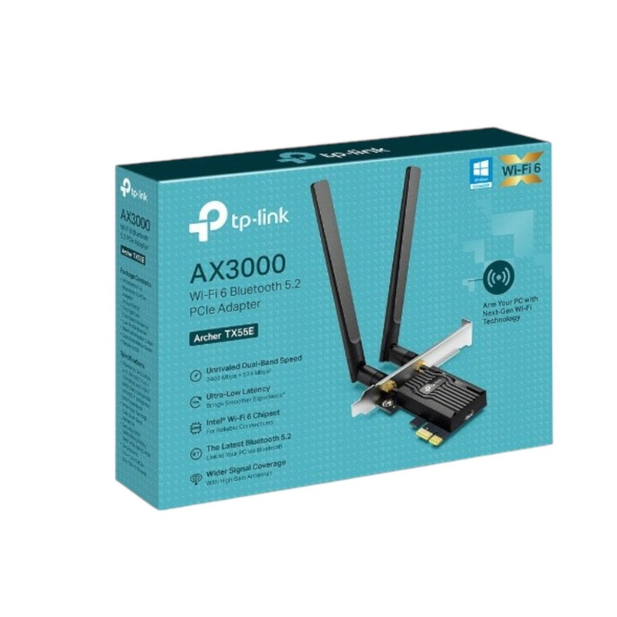 Tarjeta De Red Archer Tx55e 2402 Mbit/s 2 Antenas Tp-link Archer TX55E - SILYMX