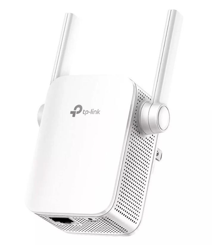 Repetidor Extensor de Cobertura WiFi AC Tp-Link 1200 Mbps doble banda 2.4 GHz y 5 GHz con 1 puerto 10/100 Mbps con 2 antenas externas RE305 - SILYMX