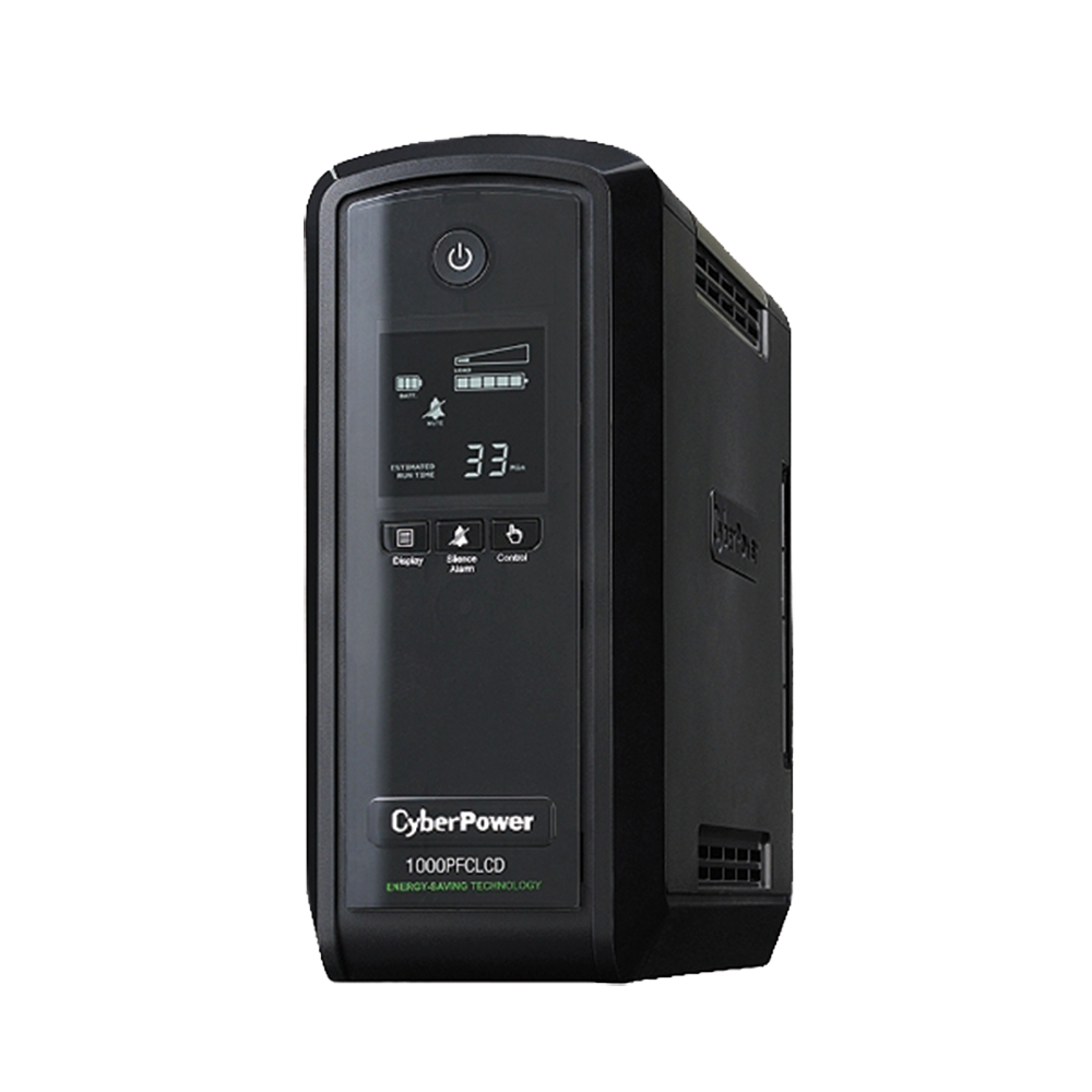 UPS de 1000 VA/600 W Topología Línea Interactiva Entrada 120 Vca NEMA 5-15P Onda Senoidal Pura Tipo Torre Con 10 Tomas NEMA 5-15R - SILYMX