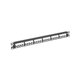 Panel de Parcheo PANDUIT Modular Mini-Com (Sin Conectores) Plano Totalmente Blindado de 24 puertos 1UR CP24BLY - SILYMX