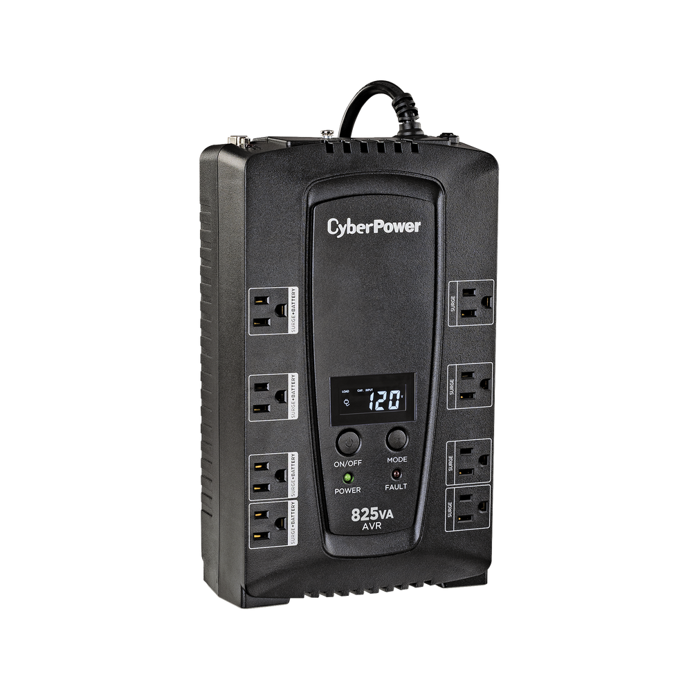 UPS de 825 VA/450 W Topología Línea Interactiva Entrada 120 Vca NEMA 5-15P Tipo Gabinete Compacto Con 8 Tomas NEMA 5-15R - SILYMX