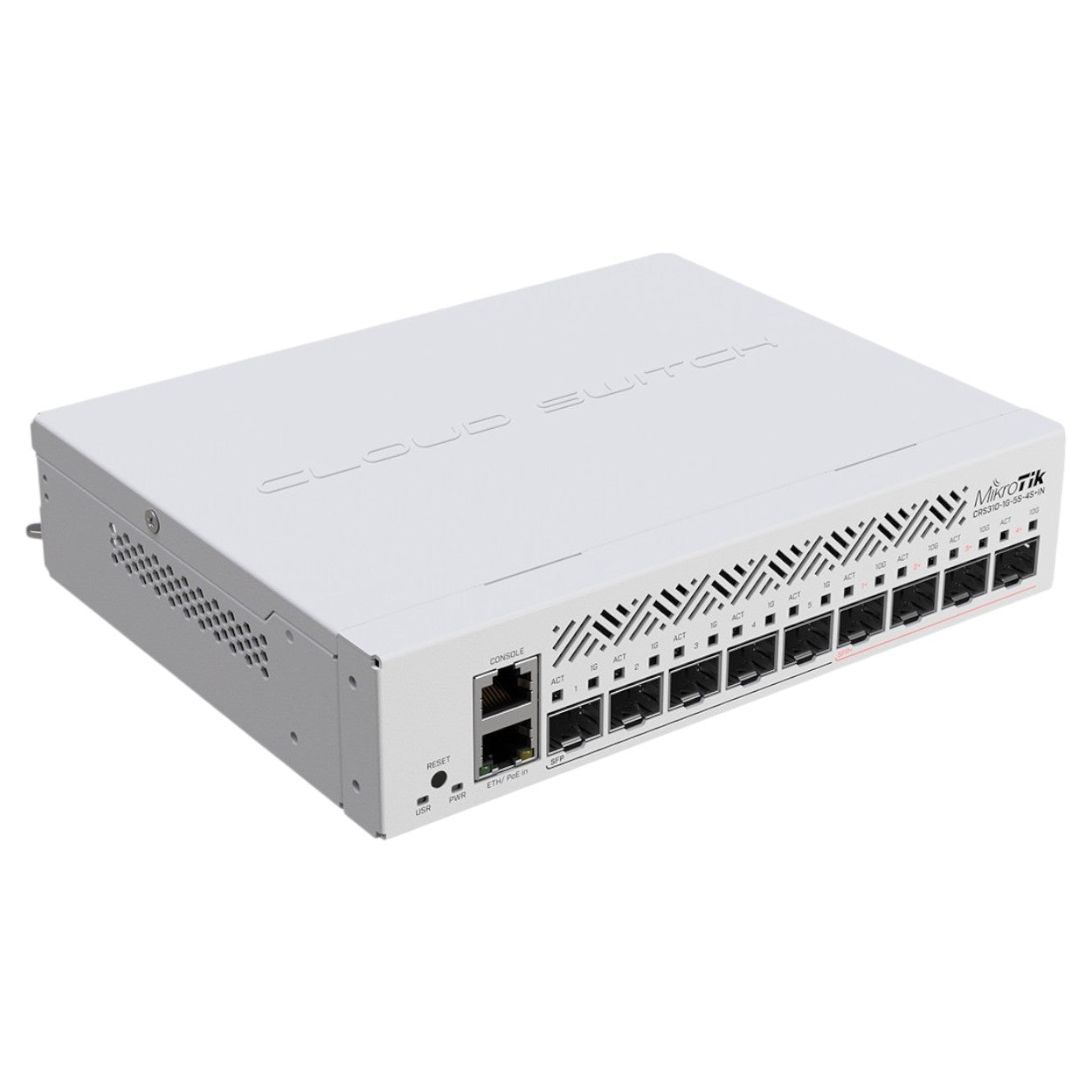 Router Switch Mikrotik Ethernet 1 Puerto Poe 5 Puertos Sfp CRS310-1G-5S-4S+IN - SILYMX