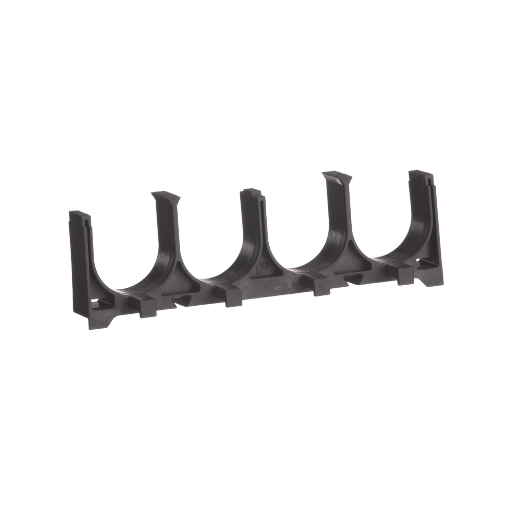 Espaciador De Cables De Nylon 6.6 Con 4 Espacios De 1.25 In 31.8 Mm De Diámetro Color Negro CRS4-125-X - SILYMX