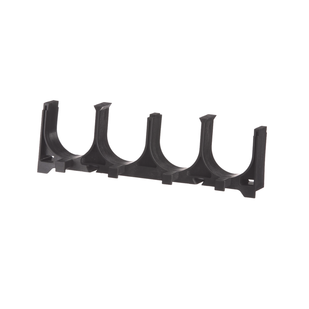 Espaciador De Cables De Nylon 6.6 Con 4 Espacios De 1.25 In 31.8 Mm De Diámetro Color Negro CRS4-125-X - SILYMX