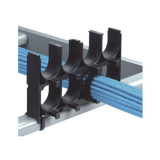 Espaciador De Cables De Nylon 6.6 Con 4 Espacios De 1.25 In 31.8 Mm De Diámetro Color Negro CRS4-125-X - SILYMX